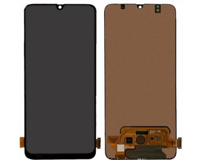Дисплей з сенсорним екраном (модуль) Samsung A705 Galaxy A70 (2019) чорний, переклеювання