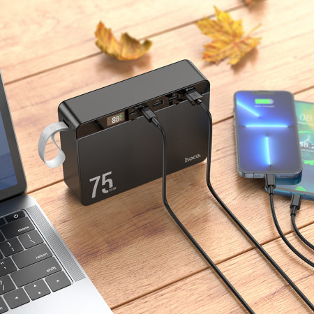 Портативная батарея (Power Bank) Hoco J94 Overlord 22.5W fully compatible PD20W/QC/LCD 75 000mAh
