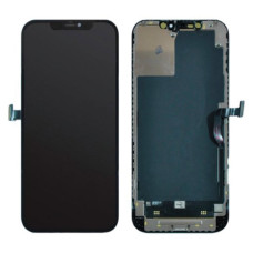 Дисплей з сенсорним екраном (модуль) iPhone 12 Pro Max, чорний, OLED, OEM Hard GX