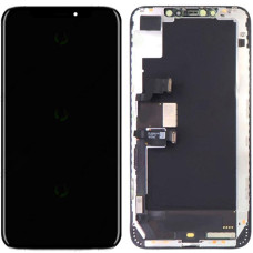 Дисплей з сенсорним екраном (модуль) iPhone XS, чорний, переклеювання