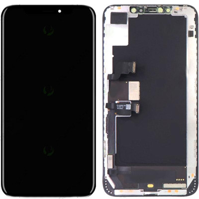 Дисплей з сенсорним екраном (модуль) iPhone XS, чорний, переклеювання