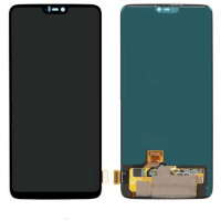 Дисплей з сенсорним екраном (модуль) OnePlus 6 A6003, чорний, OLED