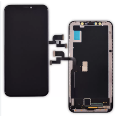 Дисплей з сенсорним екраном (модуль) iPhone X, чорний, переклеювання