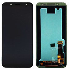 Дисплей з сенсорним екраном (модуль) Samsung A600 A6 2018, чорний, переклеювання