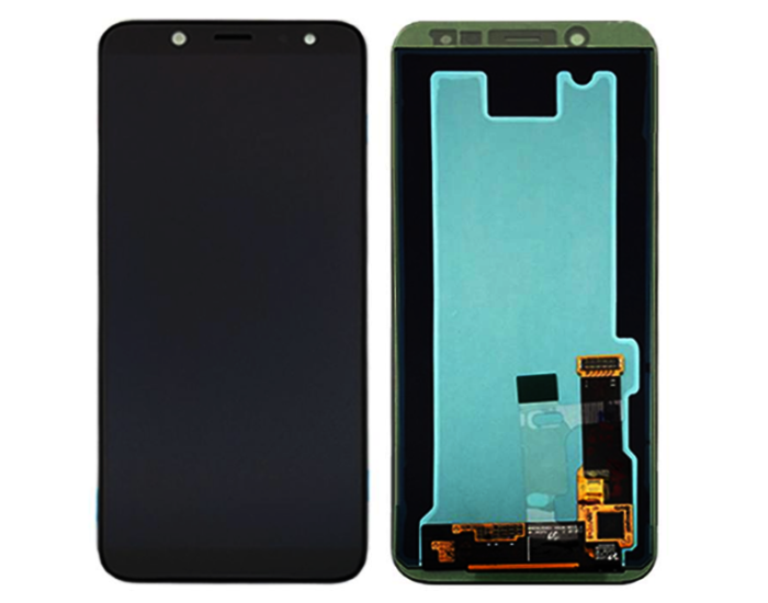 Дисплей з сенсорним екраном (модуль) Samsung A600 A6 (2018) чорний, переклеювання