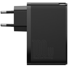 Мережеве зарядний пристрій 2USB + 2Type-C Baseus GaN2 Quick Charger 100W (CCGAN2P-L01) (Черный/Black)