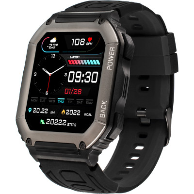 Часы умные Gelius Pro GP-SW007 (Tactical Navy) Bluetooth call (IP68) Black