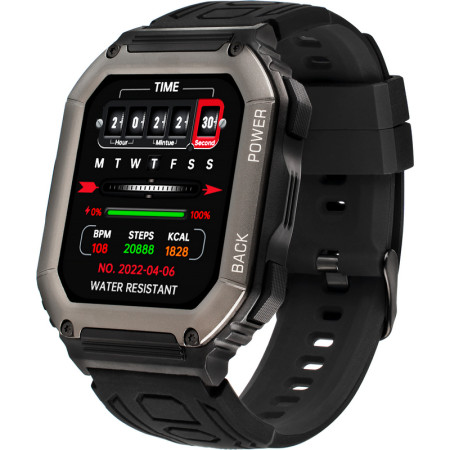 Часы умные Gelius Pro GP-SW007 (Tactical Navy) Bluetooth call (IP68) Black