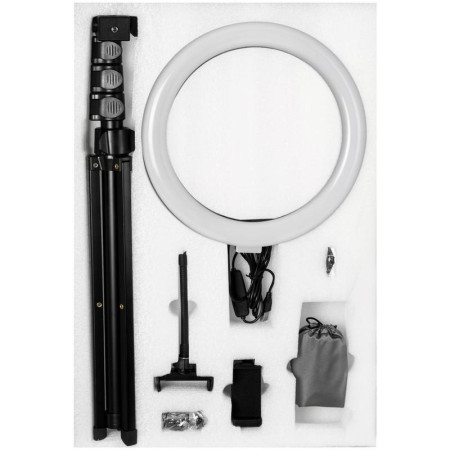 Селфи-кольцо Gelius  Blogger Set Life Hack Improved GP-BS002(LED Кольцо+микрофон+держатель+трипод)