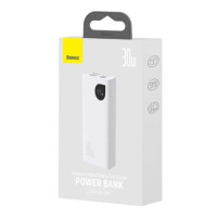 Портативная батарея (Power Bank) Baseus Adaman 2 Digital Display Fast Charge Power Bank 20000mAh 30W (PPAD050002) White