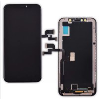 Дисплей с сенсорным экраном (модуль) iPhone X, черный, переклейка (с дефектом) (Класс А)