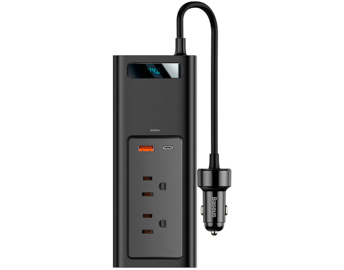 Автомобільний інвертор Baseus In-car Inverter 150W (220V CN/EU)
