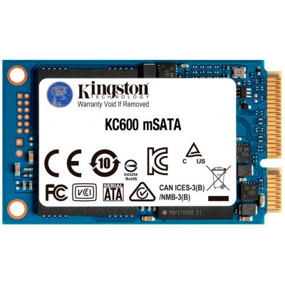 SSD диск M.2 256Gb Kingston KC600 (SKC600MS/256G/256Gb/Sata3/3D NAND TLC)