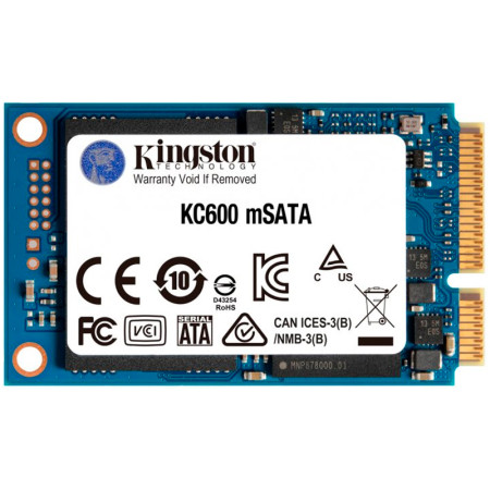 SSD диск M.2 256Gb Kingston KC600 (SKC600MS/256G/256Gb/Sata3/3D NAND TLC)