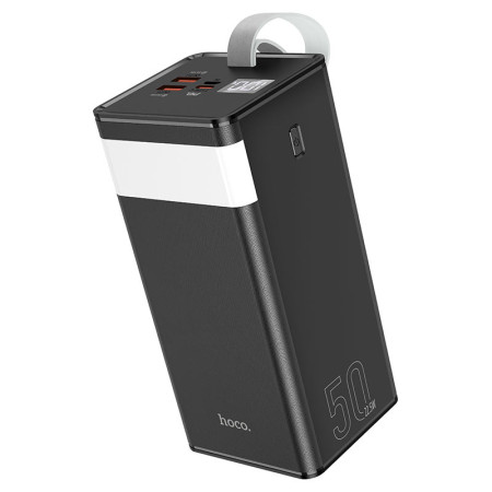 Портативная батарея (Power Bank) Hoco J86A Powermaster fully compatible (PD20W/QC/LCD/Lamp) 50000mAh черный