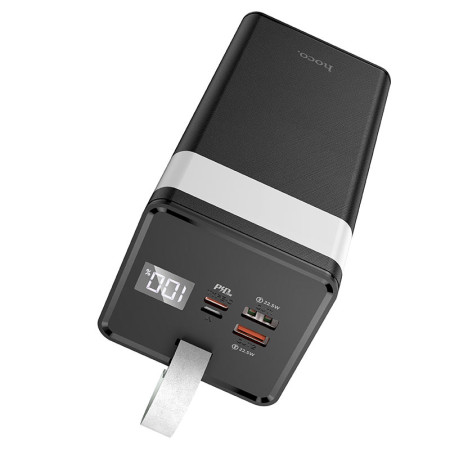 Портативная батарея (Power Bank) Hoco J86A Powermaster fully compatible (PD20W/QC/LCD/Lamp) 50000mAh черный