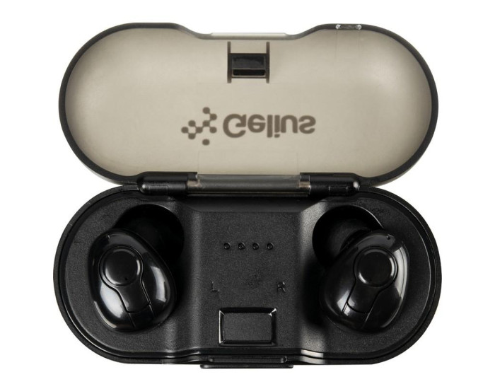 Беспроводные наушники Bluetooth Headset Gelius Pro Twins Gemini HBT-005P (Черный / Black)