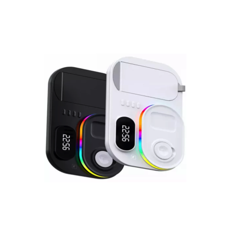 Беспроводная зарядка 4 IN1 A06 RGB (iPhone, iWatch, AirPods,Night light) 30W FAST ORIGINAL Black