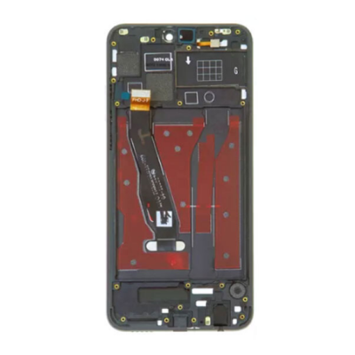 Дисплей з сенсорним екраном (модуль) Huawei Honor 8X, Honor View 10 Lite, чорний, з рамкою, переклеювання