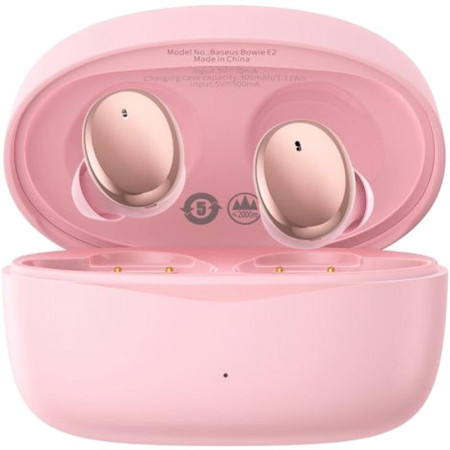 Беспроводные Наушники Bluetooth Baseus Headset Bowie E2 (NGTW090004) Pink (Класс А)