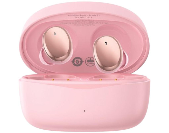 Беспроводные Наушники Bluetooth Baseus Headset Bowie E2 (NGTW090004) Pink