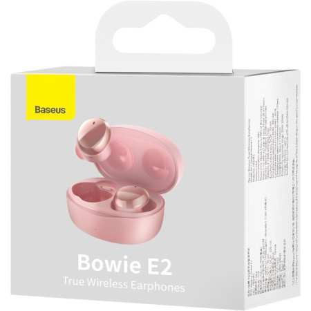 Беспроводные Наушники Bluetooth Baseus Headset Bowie E2 (NGTW090004) Pink (Класс А)