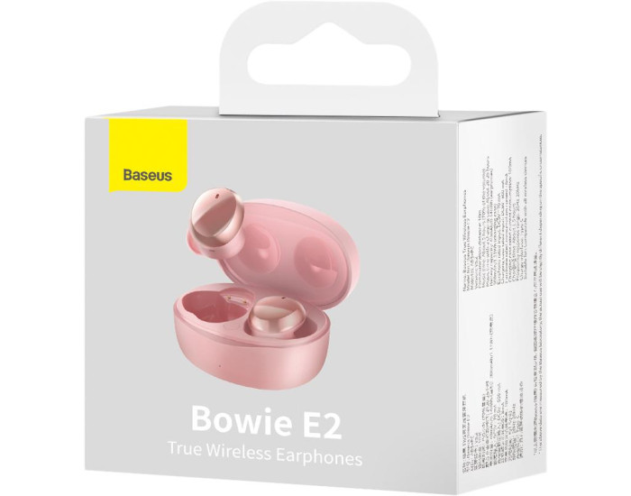 Беспроводные Наушники Bluetooth Baseus Headset Bowie E2 (NGTW090004) Pink