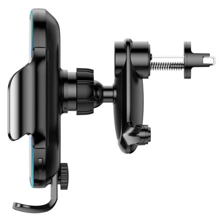 Автодержатель с беспроводной зарядкой Baseus Wireless Charger Light Electric Car Mount (WXHW03-01) (Черный / Black) (Класс B)