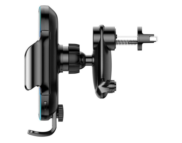 Автодержатель с беспроводной зарядкой Baseus Wireless Charger Light Electric Car Mount (WXHW03-01) (Черный / Black)