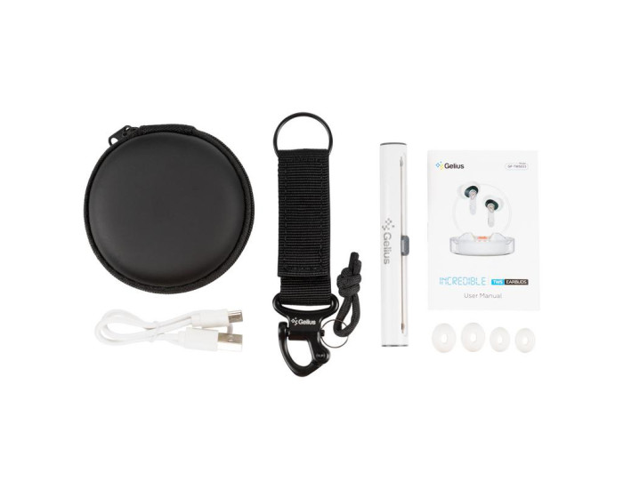 Бездротові навушники Stereo Bluetooth Gelius Incredible GP-TWS033 Clear Wiew