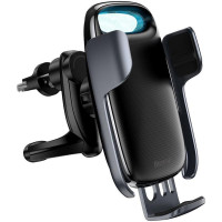 Автодержатель с беспроводной зарядкой Baseus Wireless Charger Milky Way Bracket Holder (WXHW02-01) Black