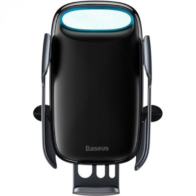 Автодержатель с беспроводной зарядкой Baseus Wireless Charger Milky Way Bracket Holder (WXHW02-01) Black