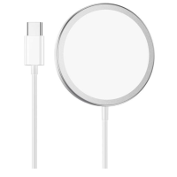 Беспроводная зарядка MagSafe Borofone BQ9 Pro Original series 5W/7.5W/10W/15W silver