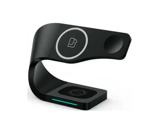 Бездротова зарядка X178 3in1 (iPhone, iWatch, AirPods) 15W Fast ORIGINAL Black