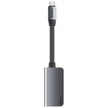 Переходник USB HUB Baseus Little Box (CAHUB-E0G) Type-C to HDMI+Type-C Smart HUB Converter (Серый / Grey)