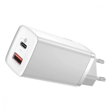 Сетевое зарядное устройство Baseus GaN2 Lite Quick Charger C+U 65W EU (CCGAN2L-B02) White