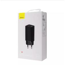 Сетевое зарядное устройство Baseus GaN2 Lite Quick Charger C+U 65W EU (CCGAN2L-B01) (Черный \ Black)