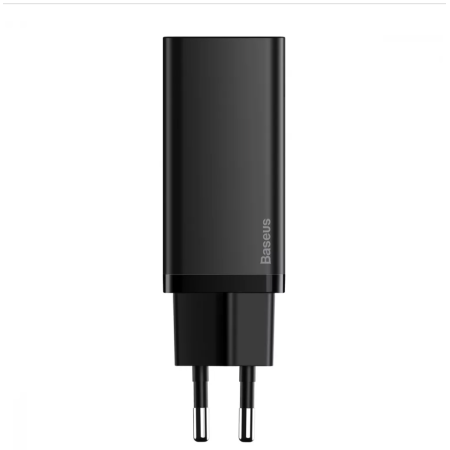 Сетевое зарядное устройство Baseus GaN2 Lite Quick Charger C+U 65W EU (CCGAN2L-B01) (Черный \ Black) (Класс B)