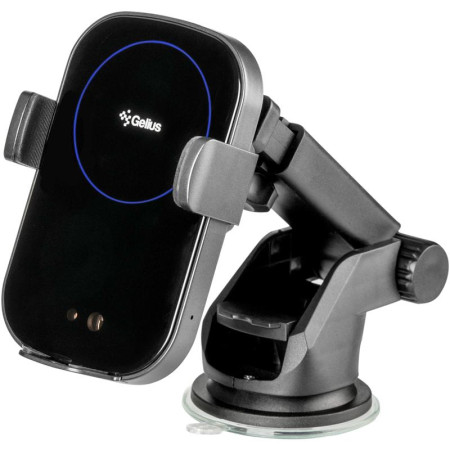Автодержатель с беспроводной зарядкой Gelius Pro Wally 2i Automatic WC-002 15W (Wireless Charger) Black
