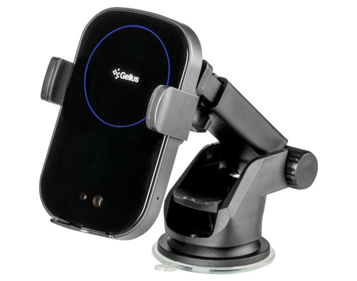 Автодержатель с беспроводной зарядкой Gelius Pro Wally 2i Automatic WC-002 15W (Wireless Charger) Black
