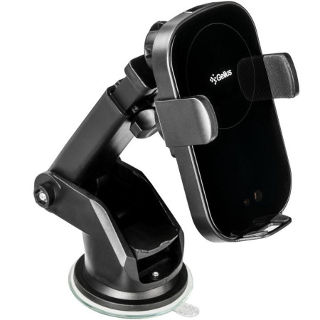 Автодержатель с беспроводной зарядкой Gelius Pro Wally 2i Automatic WC-002 15W (Wireless Charger) Black