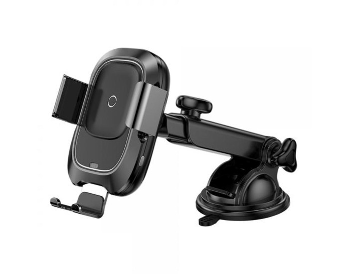 Автодержатель с беспроводной зарядкой Baseus Wireless Charger Smart Vehicle Bracket Sucker Style Holder (WXZN-B01) Black
