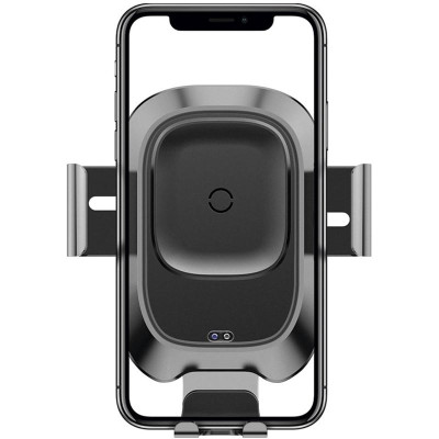Автотримач з Бездротовий зарядкою Baseus Wireless Charger Smart Vehicle Bracket Sucker Style Holder (WXZN-B01) Black