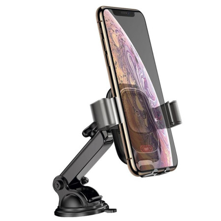 Автодержатель с беспроводной зарядкой Baseus Wireless Charger Smart Vehicle Bracket Sucker Style Holder (WXZN-B01) Black