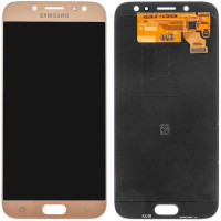 Дисплей з сенсорним екраном (модуль) Samsung J730 Galaxy J7 (2017), золотий, OLED