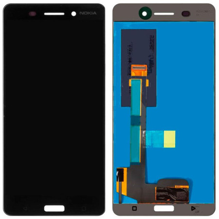 Дисплей с сенсорным экраном (модуль) Nokia 6 Dual SIM, черный