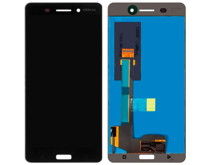 Дисплей с сенсорным экраном (модуль) Nokia 6 Dual SIM, черный