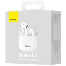 Бездротові навушники Bluetooth BaseusTrue Wireless Earphones Bowie E3 (NGTW0800020) ( White / Білий )
