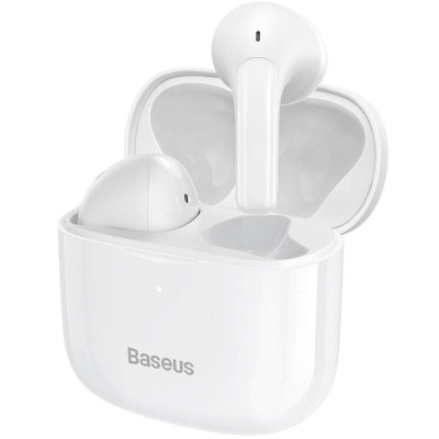 Бездротові навушники Bluetooth BaseusTrue Wireless Earphones Bowie E3 (NGTW0800020) ( White / Білий )