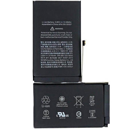 Аккумулятор Original Quality iPhone XS Max, 3174 mAh, оригинал (Класс B)